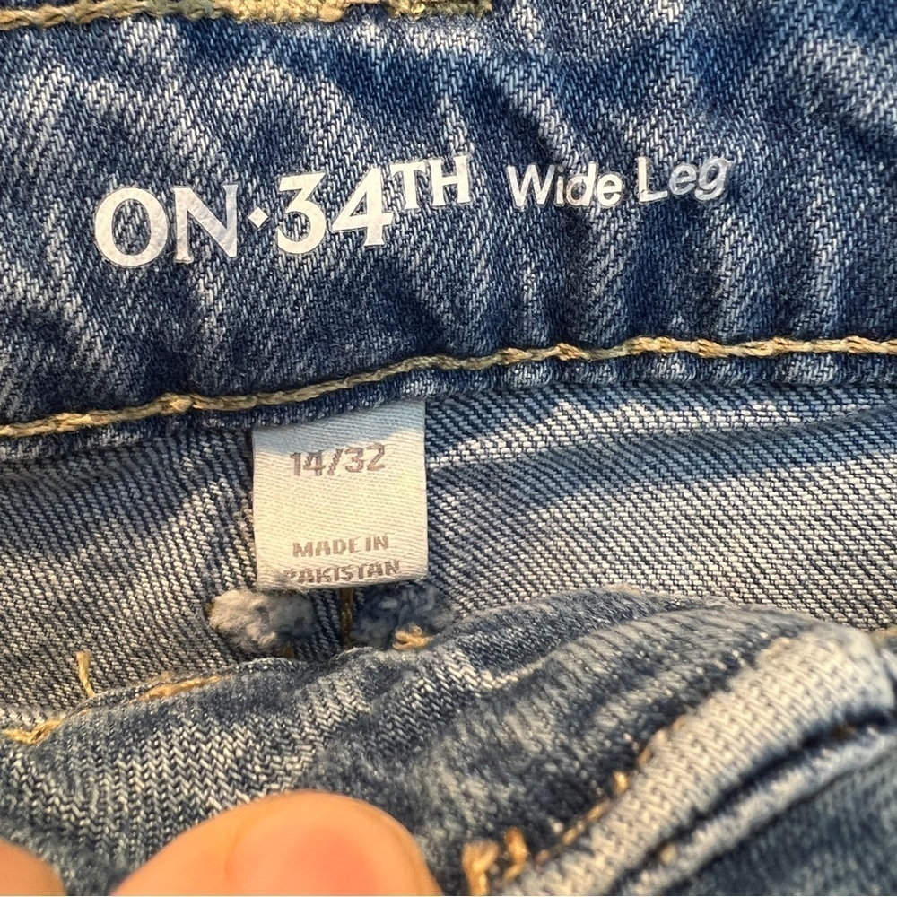 ON 34Th-Created for Macy’s. Wide Leg High rise. Size 14/32 - Picture 3 of 4